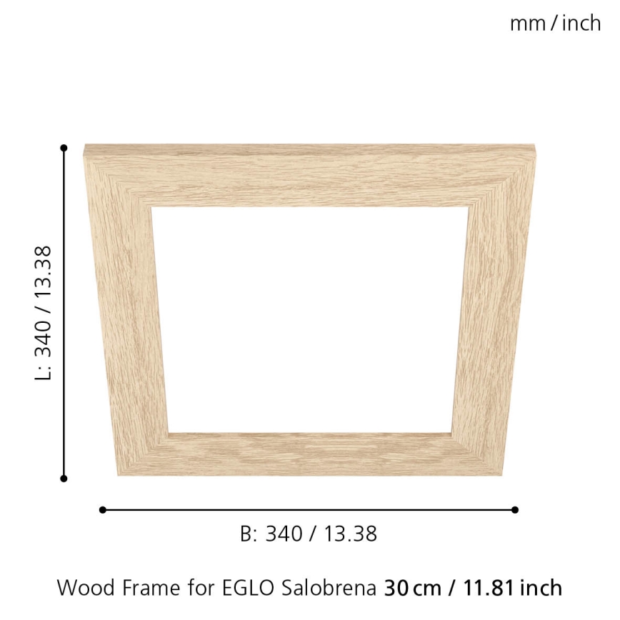 Eglo 99421 - Rám pro stropní svítidlo SALOBRENA 300x300 mm