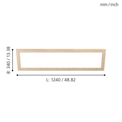 Eglo - Rám pro svítidlo SALOBRENA 300x1200 mm