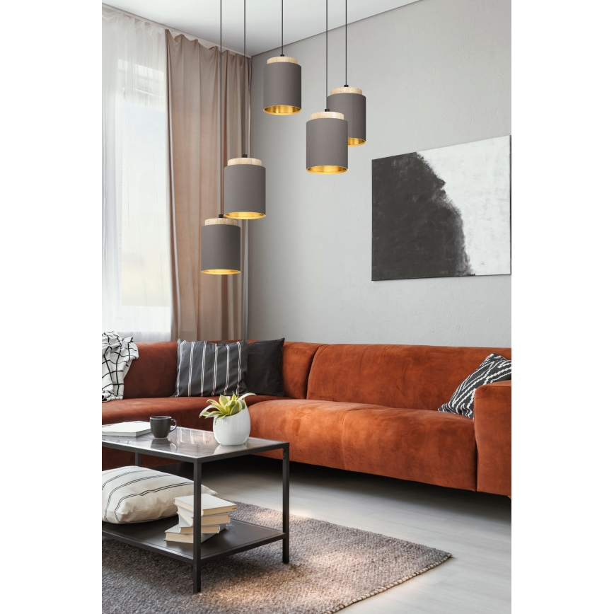 Eglo - Lustr na lanku 5xE27/40W/230V pavouk