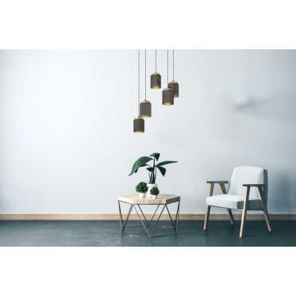 Eglo - Lustr na lanku 5xE27/40W/230V pavouk