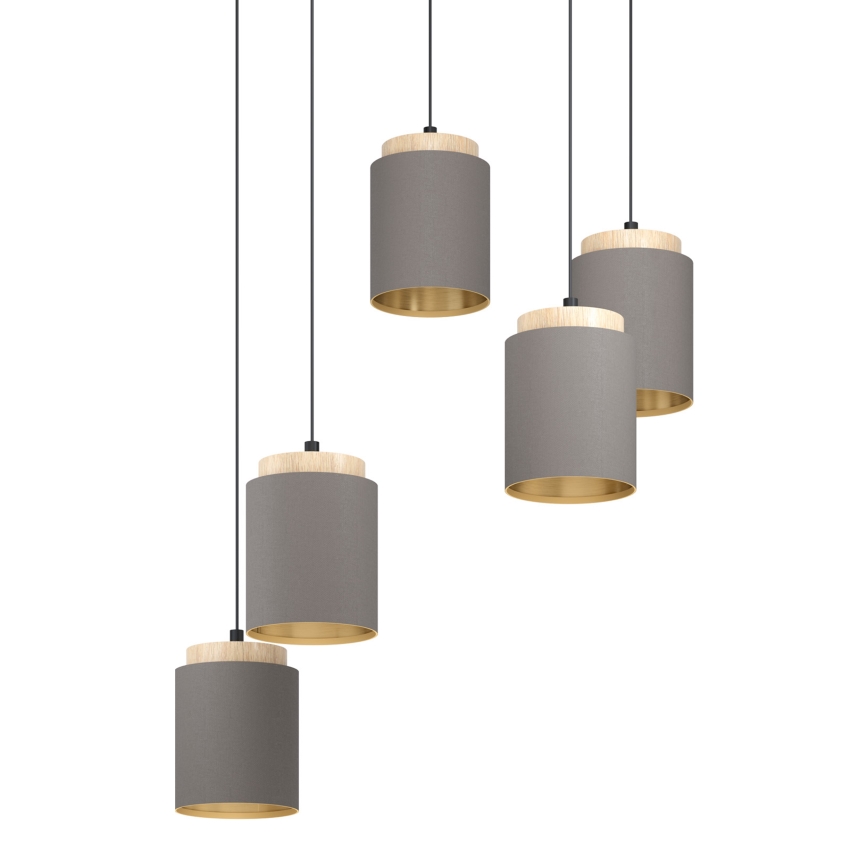 Eglo - Lustr na lanku 5xE27/40W/230V pavouk