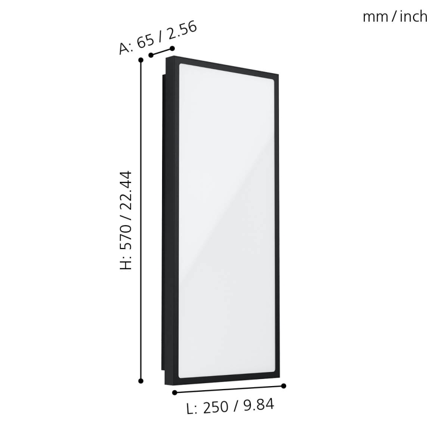 Eglo - LED Venkovní nástěnné svítidlo LED/18,5W/230V IP44