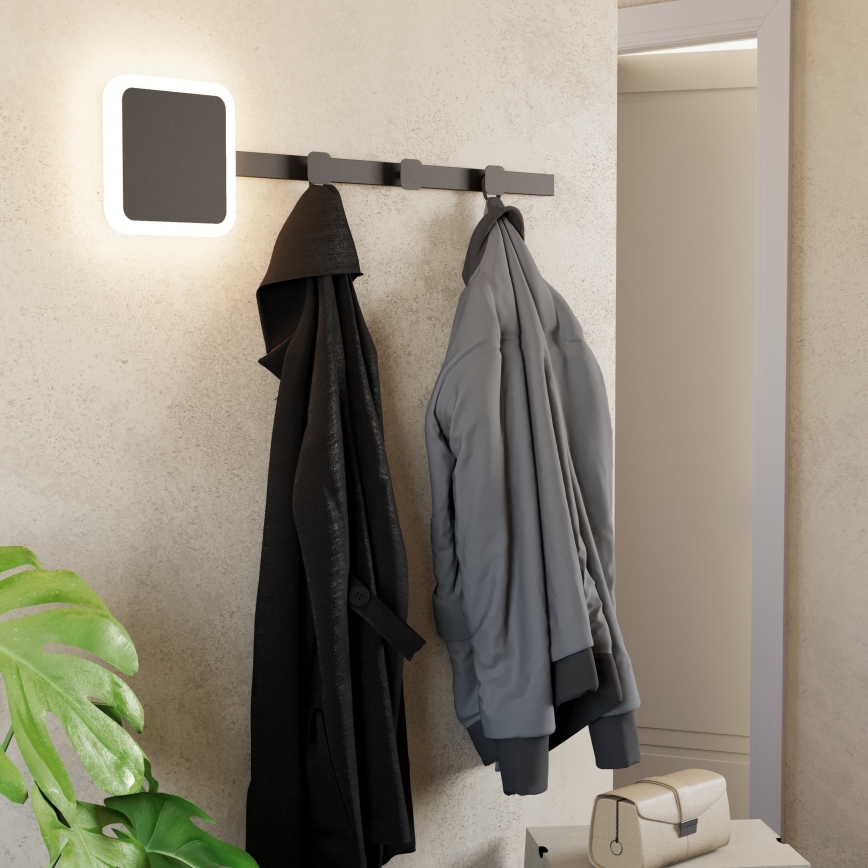 Eglo - LED Nástěnný věšák se svítidlem LED/7,8W/230V