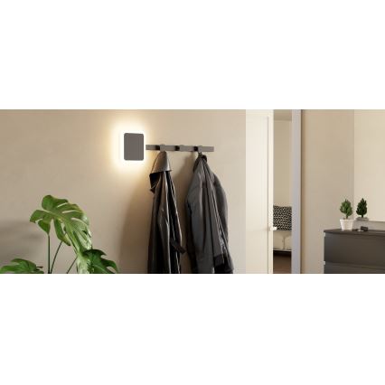 Eglo - LED Nástěnný věšák se svítidlem LED/7,8W/230V