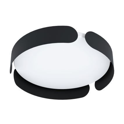 Eglo - LED Stropní svítidlo LED/20W/230V pr. 37 cm černá