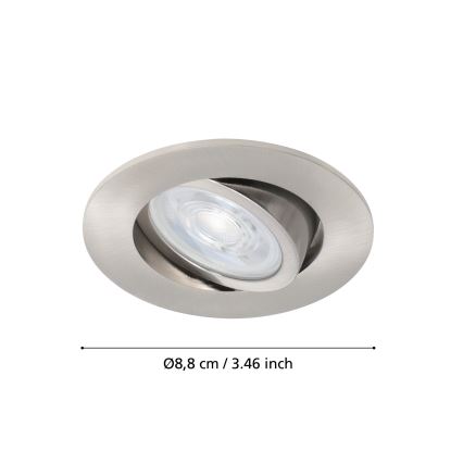 Eglo - LED RGBW Stmívatelné podhledové svítidlo LED/5W/230V ZigBee