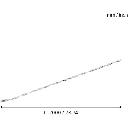 Eglo - LED Stmívatelný pásek 2m LED/9W/24V 2700-6500K ZigBee
