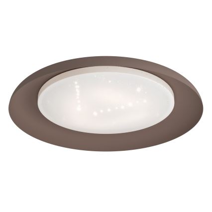 Eglo 99704 - LED Stropní svítidlo PENJAMO LED/17,1W/230V hnědá