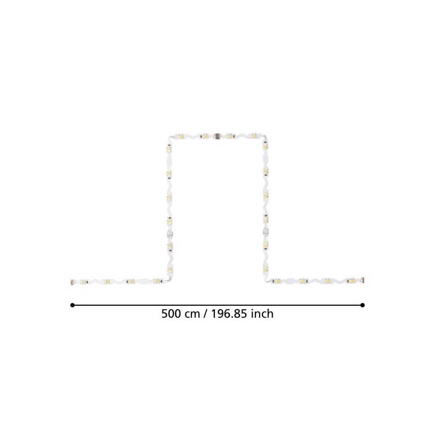 Eglo - LED Stmívatelný pásek 5m LED/23W/24/230V 2700-6500K + dálkové ovládání