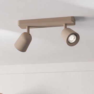 Eglo - Bodové svítidlo 2xGU10/10W/230V béžová