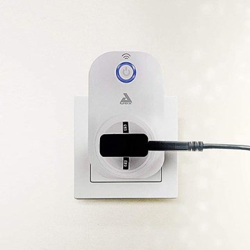 Eglo - Chytrá zásuvka Connect plug PLUS 2300W SCHUKO Bluetooth