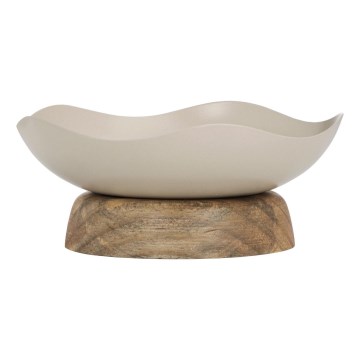 Eglo - Dekorační podnos pr. 14,5 cm béžová
