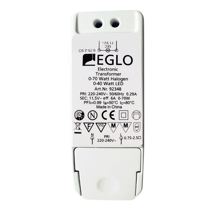 Eglo - Elektrický transformátor 70W/230V/11,5V AC