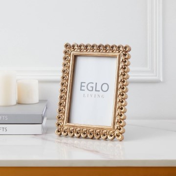 Eglo - Fotorámeček 10x15 cm zlatá