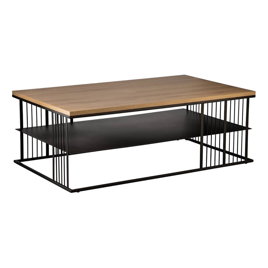 Eglo - Konferenční stolek 36x100 cm hnědá/černá - FSC certifikováno