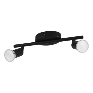 Eglo - LED Bodové svítidlo 2xGU10/2,8W/230V 3000K černá