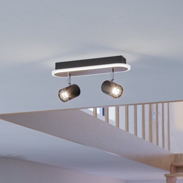 Eglo - LED Bodové svítidlo LED/12W/230V hnědá/černá