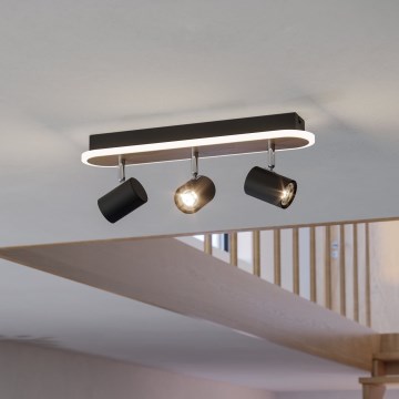 Eglo - LED Bodové svítidlo LED/20W/230V hnědá/černá