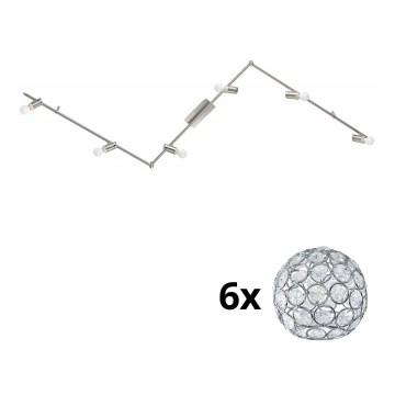 Eglo - LED Bodové svítidlo MY CHOICE 6xE14/4W/230V matný chrom