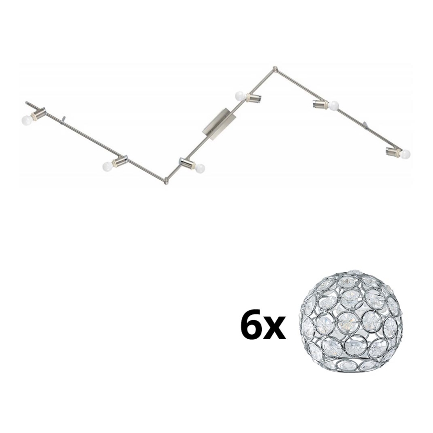 Eglo - LED Bodové svítidlo MY CHOICE 6xE14/4W/230V matný chrom