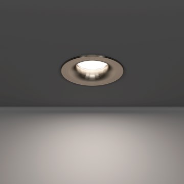 Eglo - LED Koupelnové podhledové svítidlo LED/4,9W/230V 2700/4000/6500K pr. 8,8 cm IP65 matný chrom