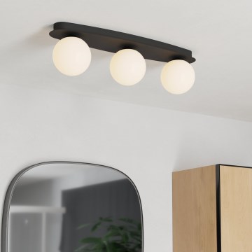 Eglo - LED Koupelnové stropní svítidlo 3xG9/4,2W/230V IP44 černá