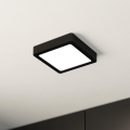 Eglo - LED Koupelnové stropní svítidlo LED/11W/230V IP44 černá 16x16 cm