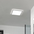 Eglo - LED Koupelnové stropní svítidlo LED/17,6W/230V 2700K/4000K/6500K 39x39 cm IP44 bílá