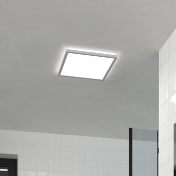 Eglo - LED Koupelnové stropní svítidlo LED/17,6W/230V 2700K/4000K/6500K 39x39 cm IP44 bílá