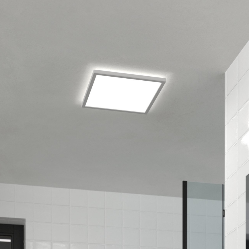 Eglo - LED Koupelnové stropní svítidlo LED/17,6W/230V 2700K/4000K/6500K 39x39 cm IP44 bílá