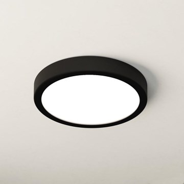 Eglo - LED Koupelnové stropní svítidlo LED/17W/230V černá IP44 pr. 21 cm