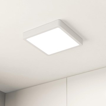 Eglo - LED Koupelnové stropní svítidlo LED/17W/230V IP44 bílá 21x21 cm