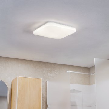 Eglo - LED Koupelnové stropní svítidlo LED/18W/230V 33x33 cm IP44