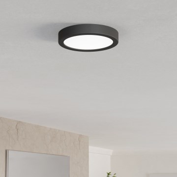 Eglo - LED Koupelnové stropní svítidlo LED/7,5W/230V 2700/4000/6500K pr. 16,6 cm IP44 černá