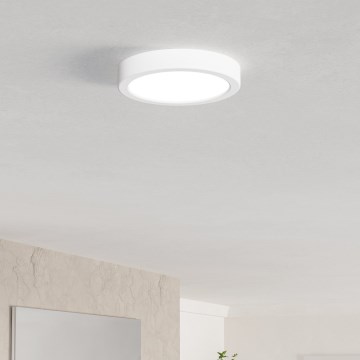 Eglo - LED Koupelnové stropní svítidlo LED/7,5W/230V pr. 16,6 cm IP44 bílá