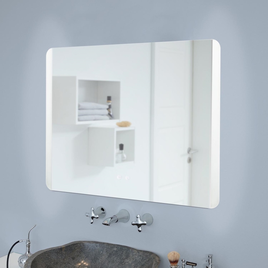 Eglo - LED Koupelnové vyhřívané nástěnné zrcadlo s podsvícením LED/24W/230V IP44