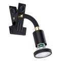 Eglo - LED Lampa s klipem 1xGU10/4,5W/230V černá