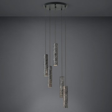 Eglo - LED Lustr na lanku 5xGU10/4,5W/230V