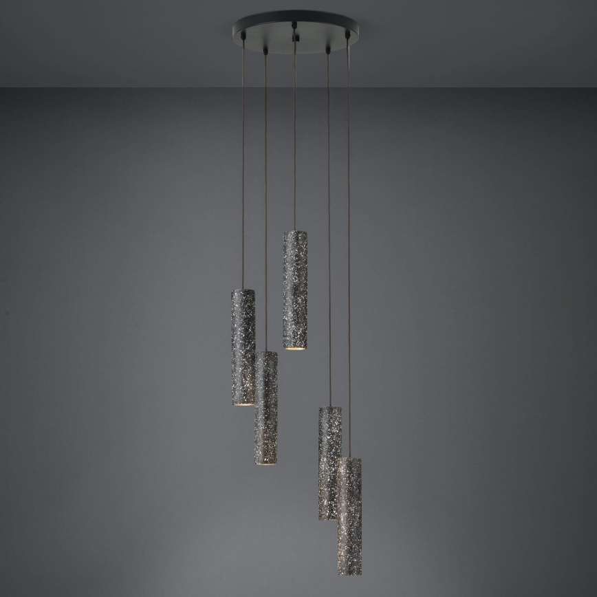Eglo - LED Lustr na lanku 5xGU10/4,5W/230V