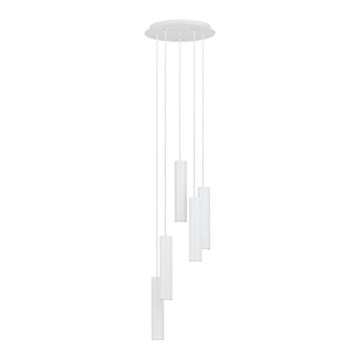 Eglo - LED Lustr na lanku 5xGU10/5W/230V