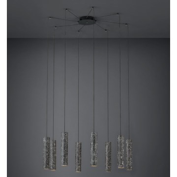 Eglo - LED Lustr na lanku 8xGU10/4,5W/230V