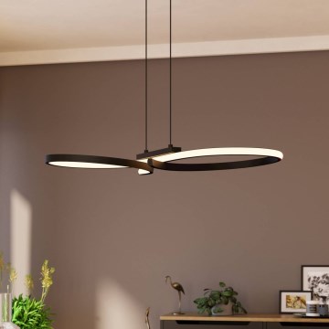 Eglo - LED Lustr na lanku LED/21W/230V 3000K černá