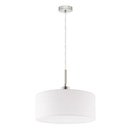 Eglo - LED Lustr na lanku TUNJA 1xE27/60W/230V bílá