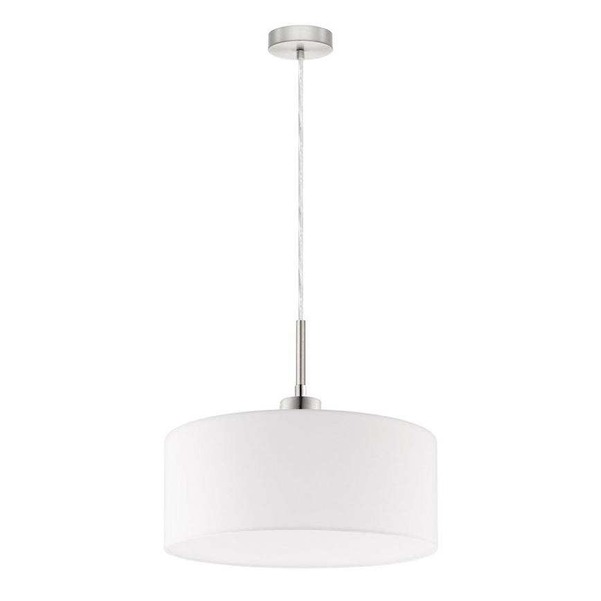 Eglo - LED Lustr na lanku TUNJA 1xE27/60W/230V bílá