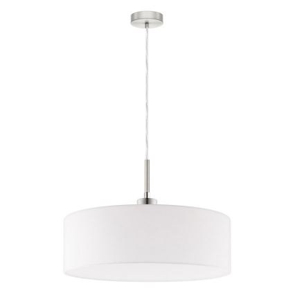 Eglo - LED Lustr na lanku TUNJA 1xE27/60W/230V bílá
