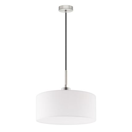 Eglo - LED  Lustr na lanku TUNJA 1xE27/60W/230V bílá