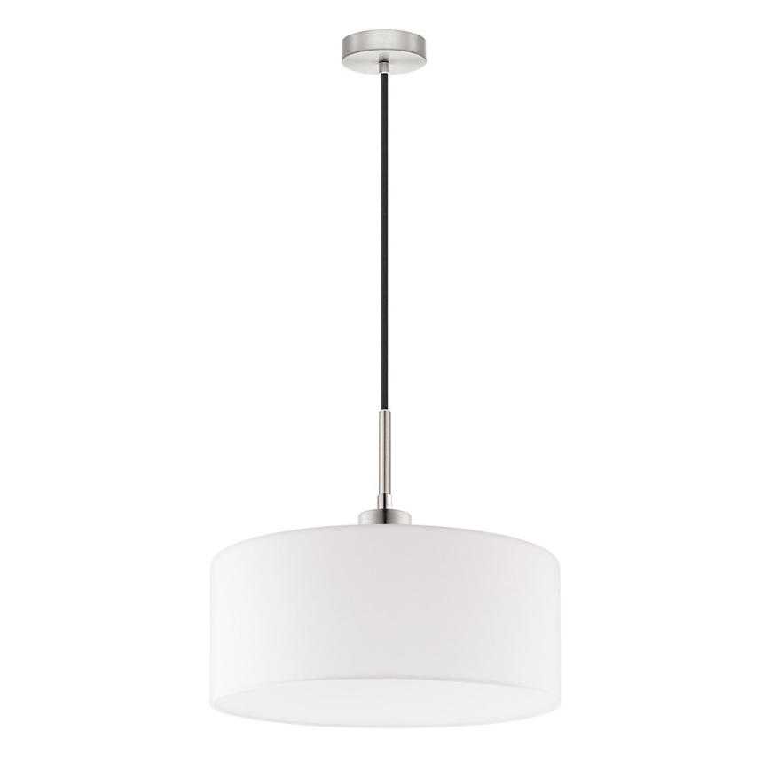Eglo - LED  Lustr na lanku TUNJA 1xE27/60W/230V bílá