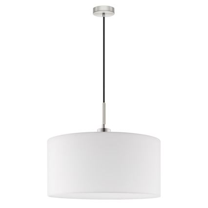 Eglo - LED  Lustr na lanku TUNJA 1xE27/60W/230V bílá