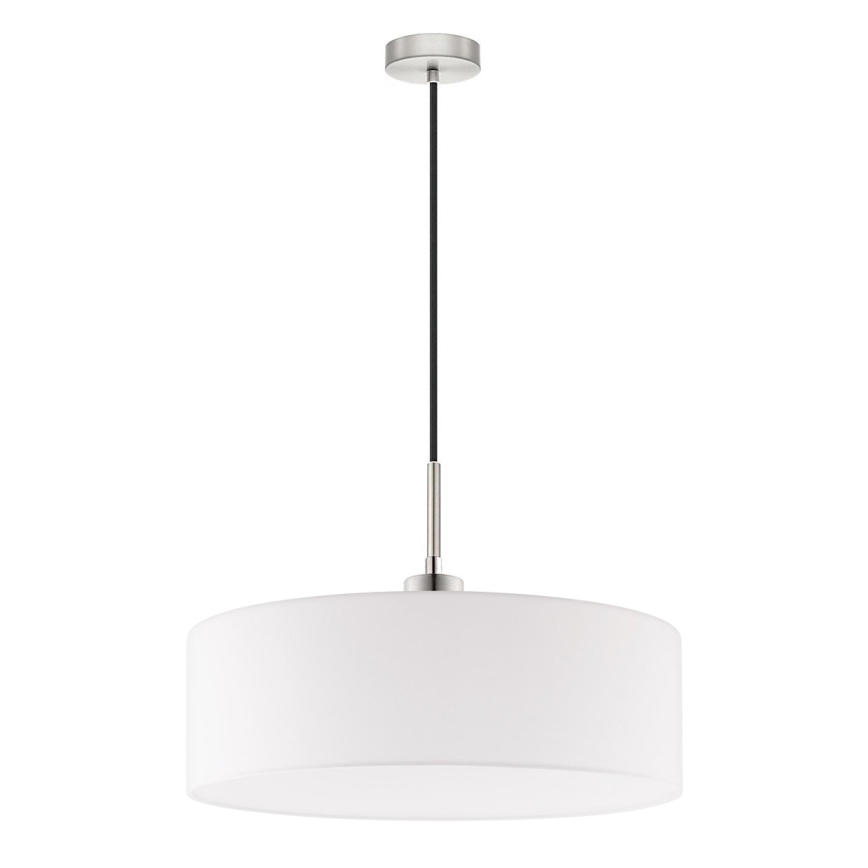 Eglo - LED  Lustr na lanku TUNJA 1xE27/60W/230V bílá