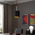 Eglo - LED  Lustr na lanku TUNJA 1xE27/60W/230V černá
